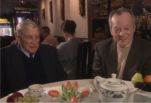 Chindit Veterans Brigadier Michael Young and Sgt William Young in 1995